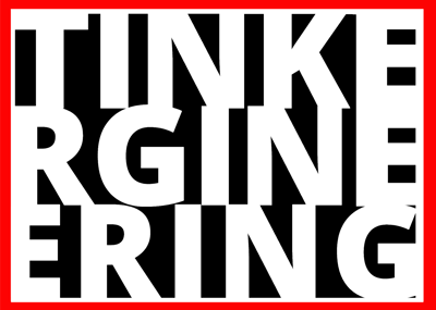 TINKERGINEERING sticker R_W_B